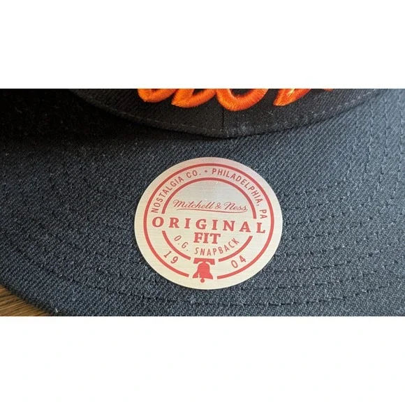 Baltimore Orioles Hat Mitchell & Ness Retro Lockup Original Fit Snapback Hat - Picture 2 of 12